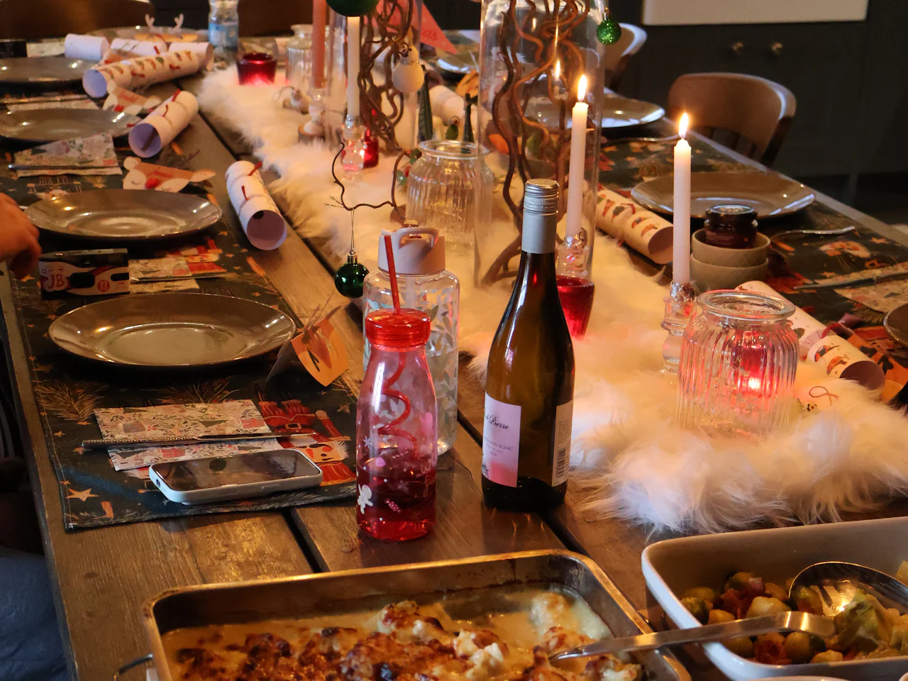 Dukat julbord med stek och tillbehör